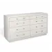 Taylor 8 Drawer Chest, White