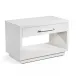 Taylor Low Bedside Chest, White