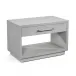 Taylor Low Bedside Chest, Light Grey