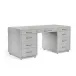 Taylor Grand Desk, Light Grey