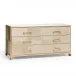 Jensen 6 Drawer Chest, White Wash