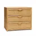 Melbourne 3 Drawer Chest, Natural