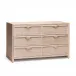 Melbourne 6 Drawer Chest, White Wash