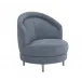 Capri Grand Swivel Chair, Azure