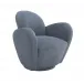 Miami Swivel Chair, Azure