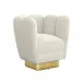 Gallery Swivel Chair Brass, Pearl