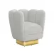 Gallery Swivel Chair Brass, Fresco