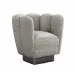 Gallery Swivel Chair Gunmetal, Feather