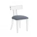 Tristan Acrylic Chair, Azure