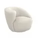 Carlisle Left Swivel Chair, Pearl