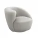 Carlisle Left Swivel Chair, Grey