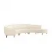 Capri Right Chaise Sectional, Pure