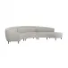 Capri Right Chaise Sectional, Rock