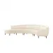 Capri Left Chaise Sectional, Pure