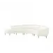 Capri Left Chaise Sectional, Shell