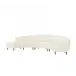 Capri Left Chaise Sectional, Foam