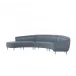 Capri Left Chaise Sectional, Azure