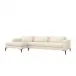 Izzy Left Chaise Sectional, Pure