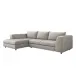 Comodo Left Chaise Sectional, Feather