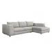 Comodo Right Chaise Sectional, Grey