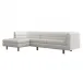 Ornette Left Chaise Sectional, Cameo