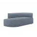 Martine Right Chaise, Azure