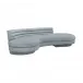 Sutton Classic Left Sofa, Marsh