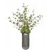 Oxidized Tin Vase With Chestnut Spray