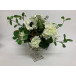 Hydrangea Anemone in Glass Urn