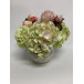 White Rock Floral in Glass Bowl