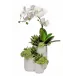 Orchid/Grass in 3-Tiered Vase