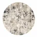 CIQ01 Cirque Lynne White/Gray  6' Round Rug