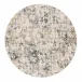 CIQ09 Cirque Arvo White/Dark Gray  6' Round Rug