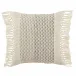 Vibe by Jaipur Living Haskell Indoor/ Outdoor Gray/ Ivory Geometric Poly Fill Pillow 18 inch