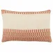 Jaipur Living Letsami Terracotta/ Ivory Tribal Poly Fill Lumbar Pillow 13X21