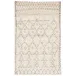 ZUI01 Zuri Zola Ivory/Brown Undyed Wool 12' x 18' Rug