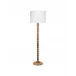 Barley Twist Floor Lamp, Natural Mango Wood