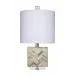 Garbo Mother of Pearl Table Lamp, Blue