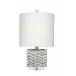 Garbo Mother of Pearl Table Lamp, Grey