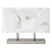 Ghost Horizon Alabaster Table Lamp, Silver