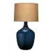 Plum Jar Glass Table Lamp, Blue