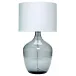 Plum Jar Glass Table Lamp, Grey