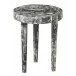 Artemis Black Resin Side Table, Large