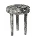 Artemis Black Resin Side Table, Small