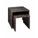 Bedford Wood Set of 2 Nesting Tables, Charcoal