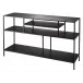 Element Shelved Console Iron Table