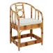 Malacca Round Back Rattan Arm Chair