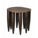 Naga Mango Wood Side Table, Brown