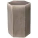 Porto Ceramic Indoor/Outdoor Side Table-Large, Gray