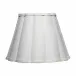 Scalloped 1-Light Wall Sconce, White Linen